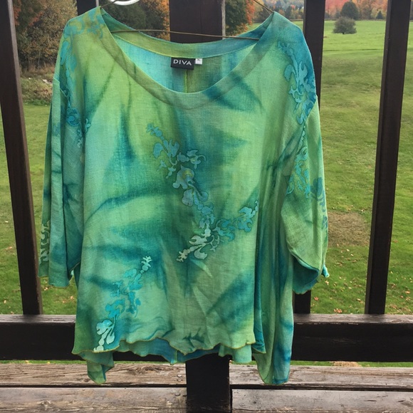 Diva Tops - 3/4 sleeve shirt